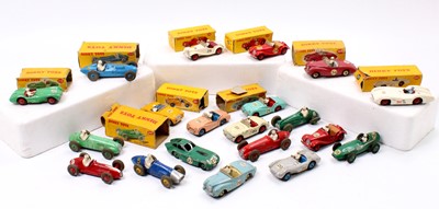 Lot 1142 - A collection of play-worn Dinky Toys sports...