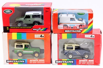 Lot 1640 - 4 various boxed Britains 1/32nd scale Land...