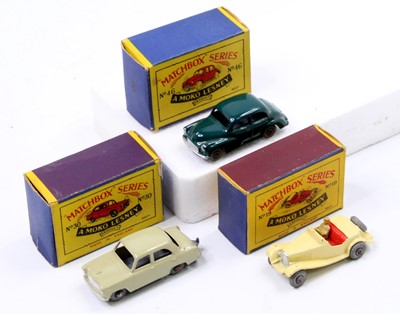 Lot 1436 - Matchbox Lesney boxed group of 3 comprising No....