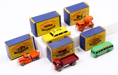 Lot 1437 - Matchbox Lesney boxed model group of 5...