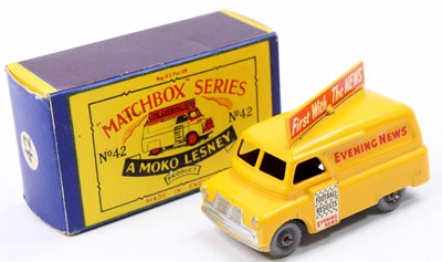 Lot 1427 - Matchbox Lesney No. 42 Bedford "Evening News"...