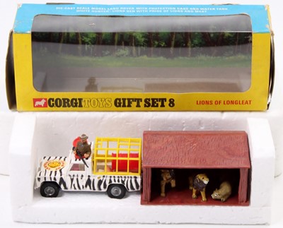 Lot 1192 - Corgi Toys Gift Set 8 Lions Of Longleat,...