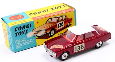 Lot 1244 - Corgi Toys No.322 Rover 2000 "Rallye Monte...