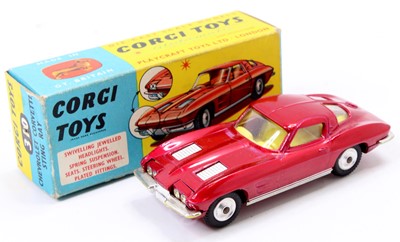 Lot 1248 - Corgi Toys No. 310 Chevrolet Corvette Stingray,...