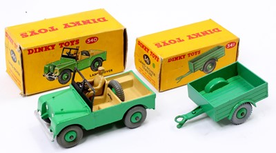 Lot 1078 - Dinky Toys boxed group, 2 examples comprising...