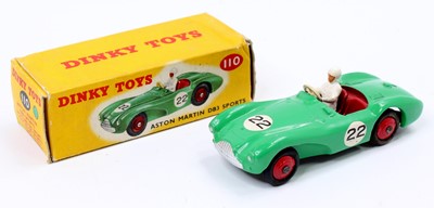 Lot 1056 - Dinky Toys No. 110 Aston Martin DB3 sports car...