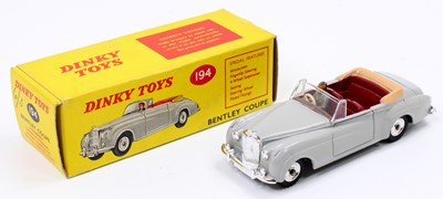 Lot 1074 - Dinky Toys No. 194 Bentley Coupe comprising of...