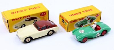 Lot 1062 - Dinky Toys Boxed Saloon group, 2 examples to...