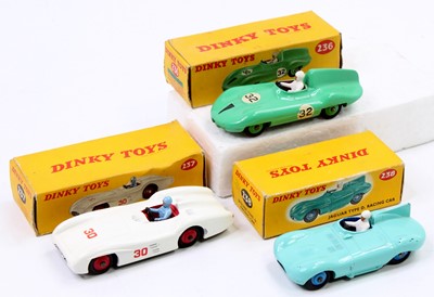 Lot 1060 - Dinky Toys Boxed Racing Car Group, 3 examples...