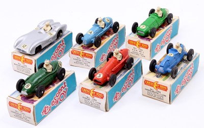 Lot 1527 - Collection of 6 boxed Crescent Toys Racing...