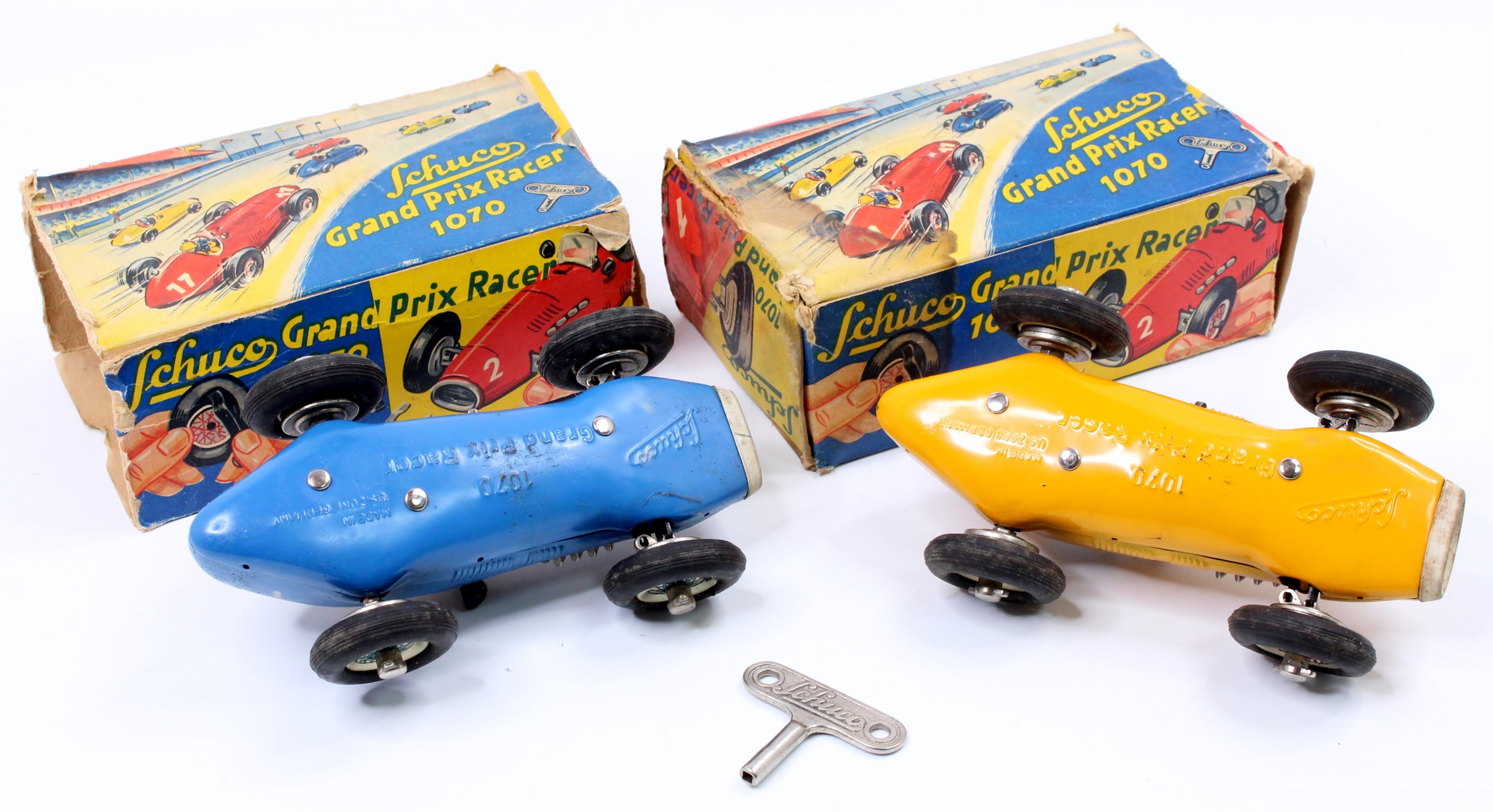 Lot 1909 - Schuco, No.1070 Grand Prix Racer, tinplate
