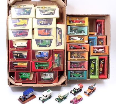 Lot 1467 - Matchbox Models of Yesteryear wood grain &...