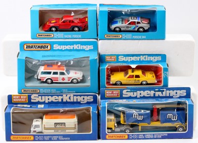 Lot 1408 - Matchbox Super Kings boxed model group of 6...