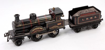 Lot 261 - A Bing Gauge 1 black clockwork London North...