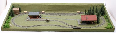 Lot 694 - A scratch built 009 scale model railway...