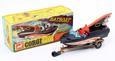 Lot 1179 - Corgi Toys No. 107 Batboat And Trailer, 1st...