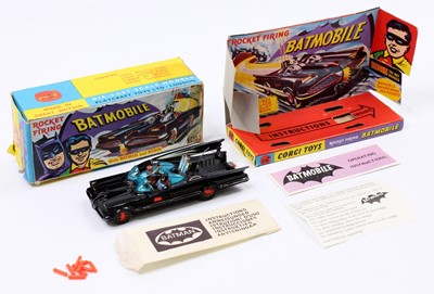 Lot 1178 - Corgi Toys No. 267 Batmobile comprising of...