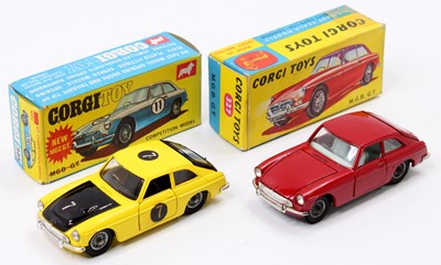 Lot 1297 - Corgi Toys boxed MG models to include a No....