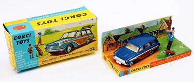 Lot 1190 - A Corgi Toys No. 440 Ford Consul Cortina gift...