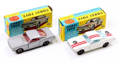 Lot 1311 - Corgi Toys Ford Mustang boxed pair comprising...