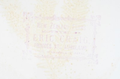 Lot 4012 - Craig, Eric: New Zealand Ferns, circa 1880, a...