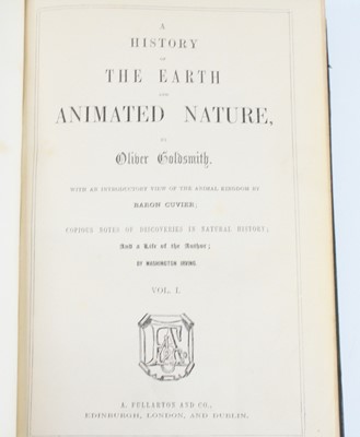 Lot 4007 - Goldsmith, Oliver: A History Of The Earth And...