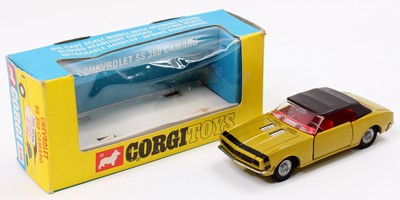 Lot 1281 - Corgi Toys No. 338 Chevrolet SS 350 Camaro in...