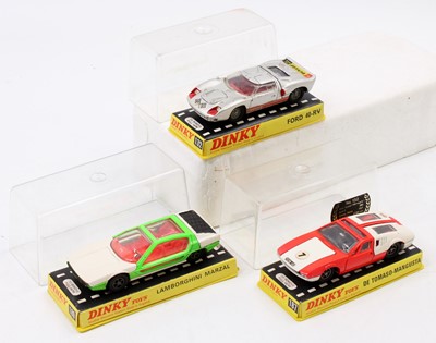 Lot 1108 - Dinky Toys plastic cased model group of 3...