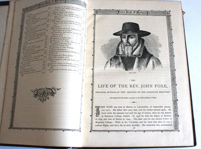 Lot 511 - Foxe, John, The Book of Martyrs, revised with...