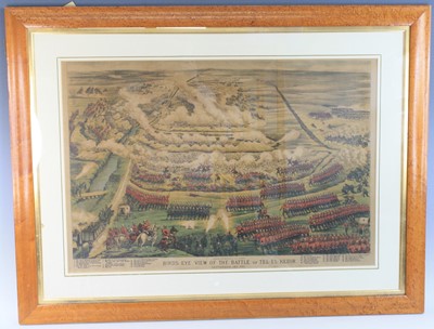 Lot 725 - Birds Eye View of the Battle of Tel-El-Kebir,...