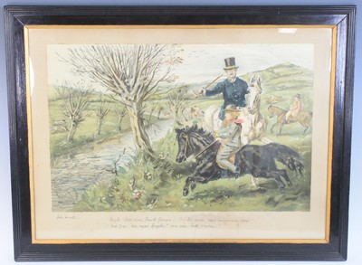 Lot 889 - After John Leech (1817-1864), Mr. Jorrocks...