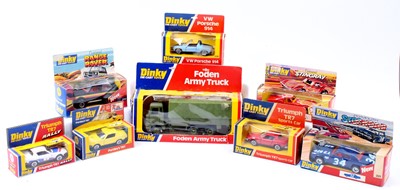 Lot 1136 - A collection of 8 later issued boxed Dinky...