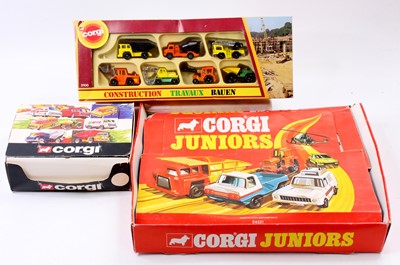 Lot 1350 - 2 Corgi Junior's retailers counter top boxes...