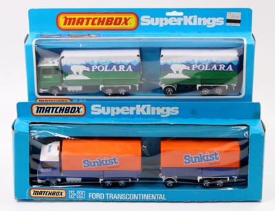 Lot 1394 - 2 Matchbox Super Kings K21 Ford...