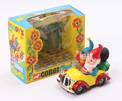 Lot 1185 - Corgi Toys No. 801 Noddy's car comprising of...