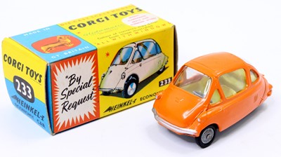 Lot 1261 - Corgi Toys No. 233 Heinkel Economy Car...