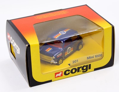 Lot 1194 - A Corgi Toys No. 201 Mini 1000 racing car,...