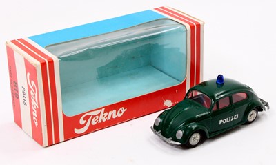 Lot 1492 - A Tekno No. 819 Polizei Volkswagen police car...