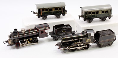 Lot 185 - A collection of Marklin and Bing 0 gauge...