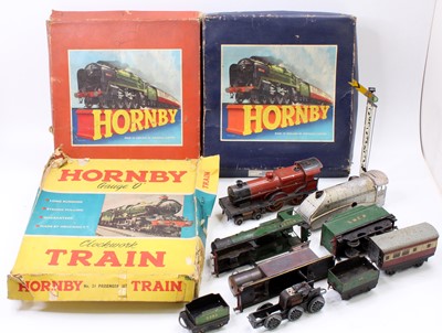 Lot 177 - A collection of various Hornby 0 gauge, kit...
