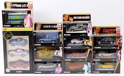 Lot 905 - 12 Corgi Toys The Definitive Bond Collection...