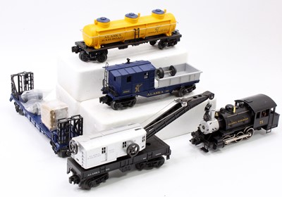 Lot 265 - A collection of Lionel 0 gauge locomotives and...