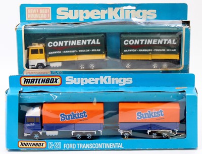 Lot 1396 - 2 Matchbox Super Kings K21 Ford...