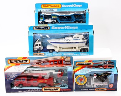 Lot 1416 - Matchbox Super Kings boxed model group of 4...