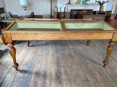 Lot 2451 - A Victorian mahogany museum display table,...