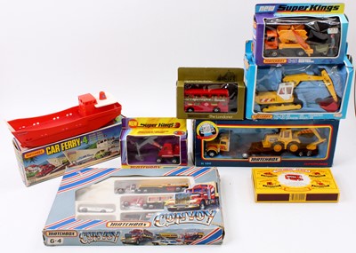 Lot 1414 - Matchbox King Size and Convoy boxed model...