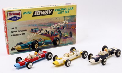 Lot 1895 - Triang Toys Mini Hi-Way Series Racing Car Gift...