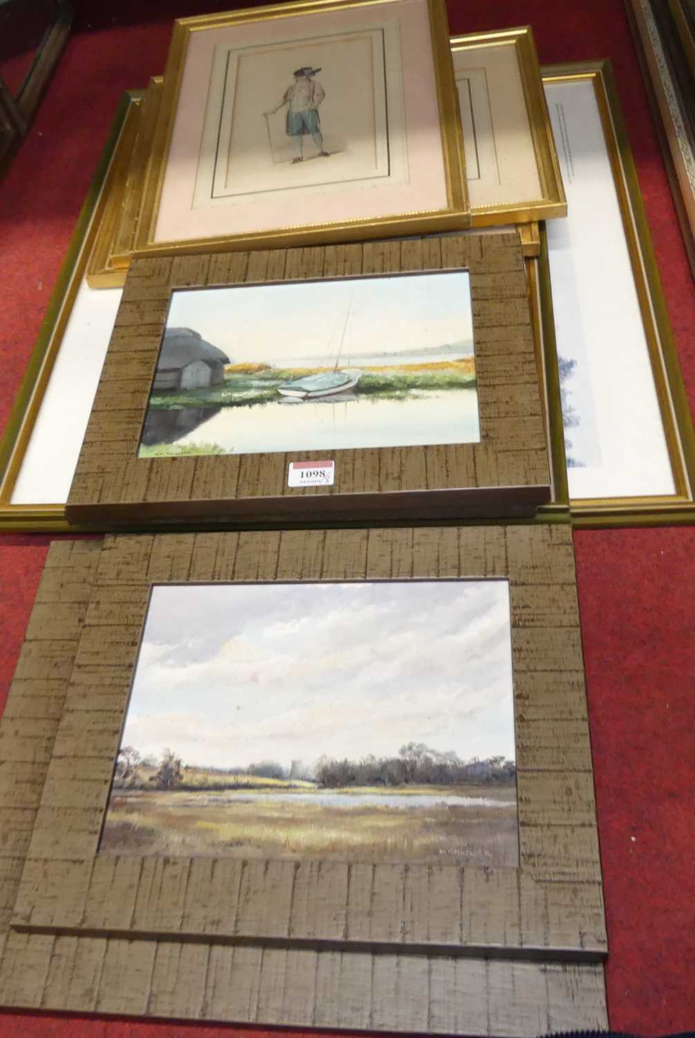 Lot 1098 - W.F. Mueller - four various River and...