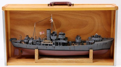 Lot 91 - A very well made scale model of an HMS...