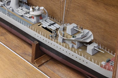 Lot 93 - A 1/96 scale kit built model of an HMS decoy...